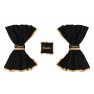 Perdele pentru camion MAN TGA & TGX F-Core XC13 BLACK - Cabina XXL