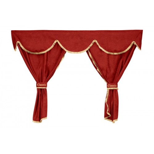 Perdele pentru camion SET UNIVERSAL F-Core XC34 RED