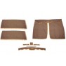 Perdele pentru camion MAN TGA & TGX F-Core XC13 Brown - Cabina XXL
