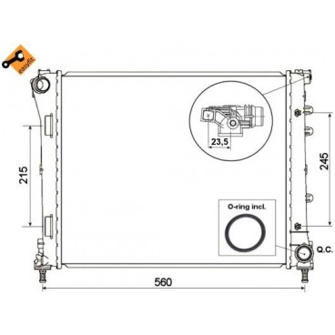 Radiator racire cu apa