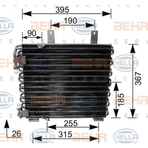 Radiator aer conditionat