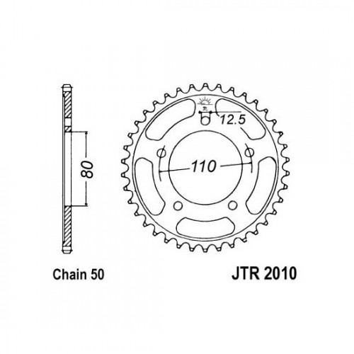 Pinion spate