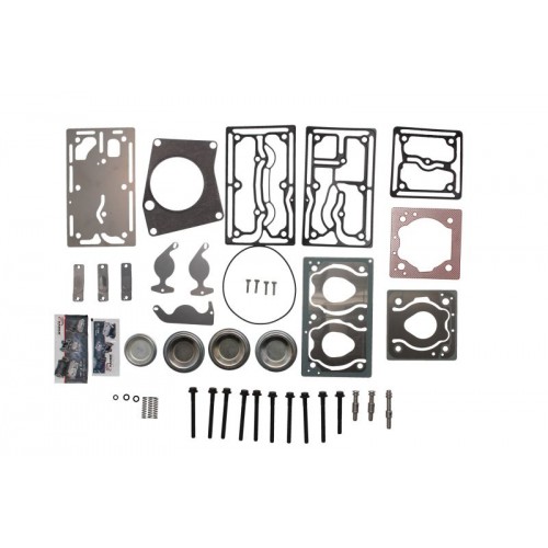 Compressor head intermediate plate