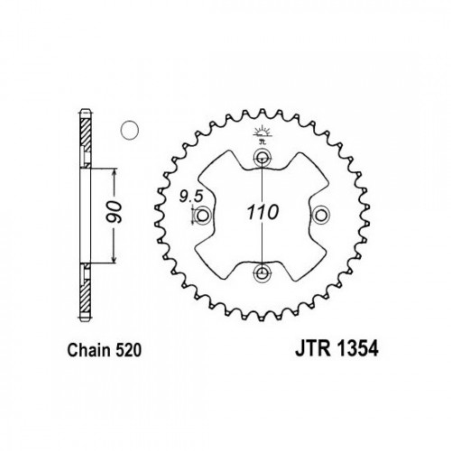 Pinion spate