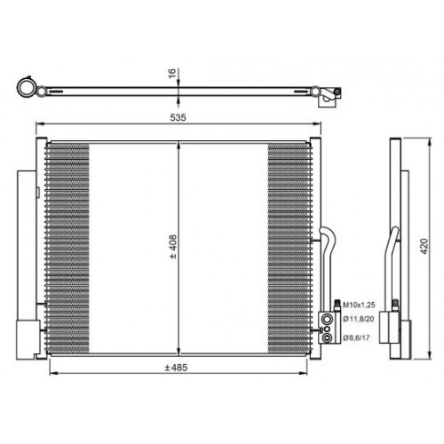 Radiator aer conditionat