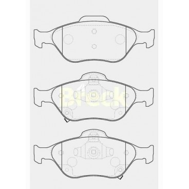 Set placute frana