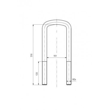 Leaf spring shackle