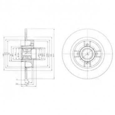 Brake disk with bearing