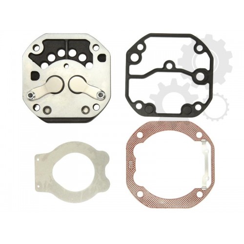 Compressor head intermediate plate