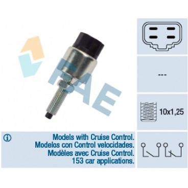 Comutator lumini frana