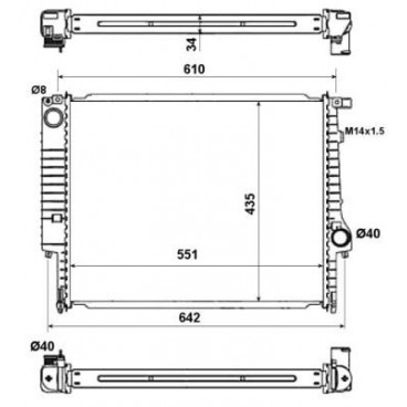 Radiator racire cu apa