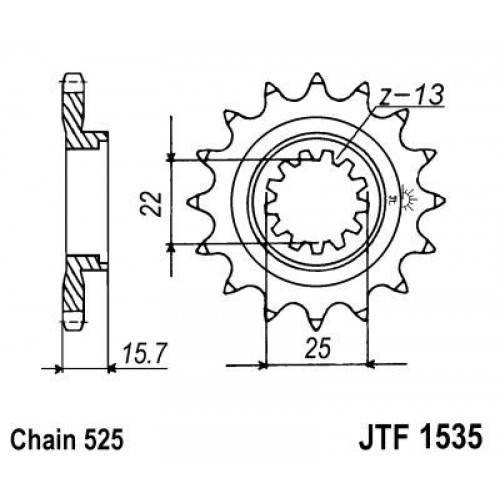 Pinion fata