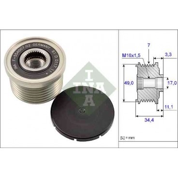 Fulie alternator