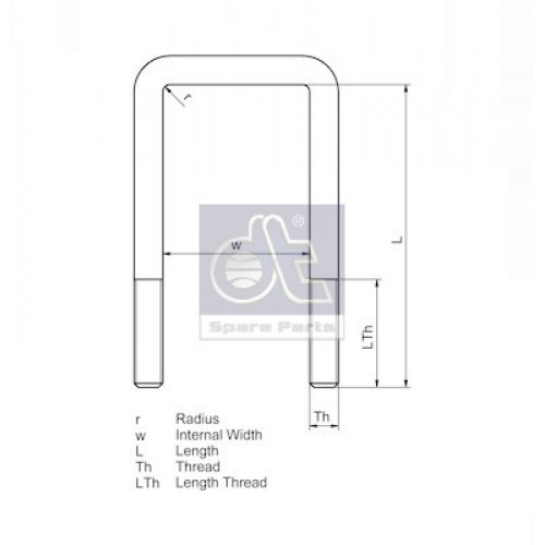 Leaf spring shackle