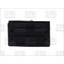 Leaf spring rubber cushion