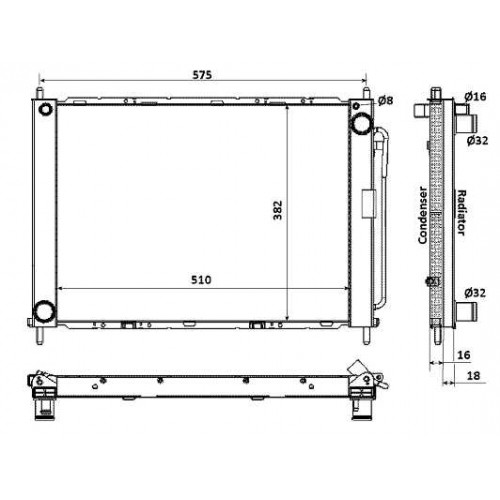 Radiator aer conditionat