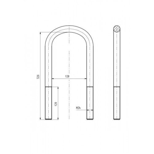 Leaf spring shackle