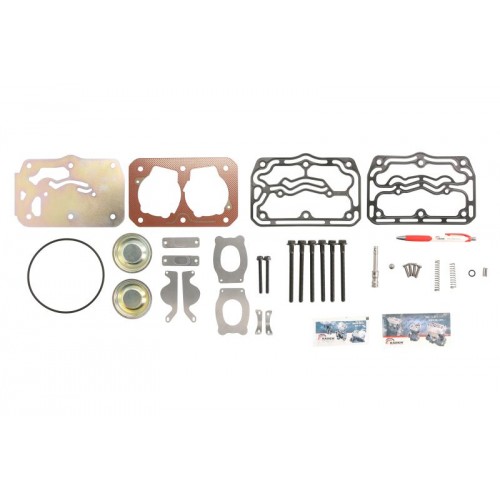 Compressor head intermediate plate