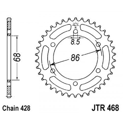 Pinion spate