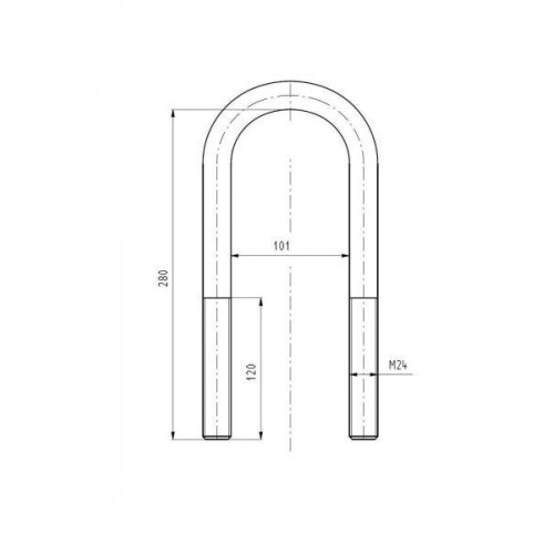 Leaf spring shackle