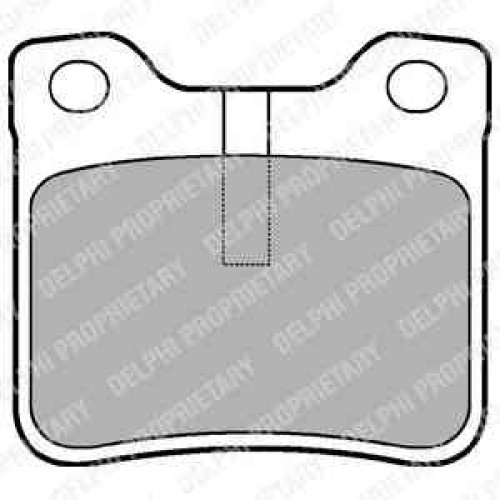 Set placute frana