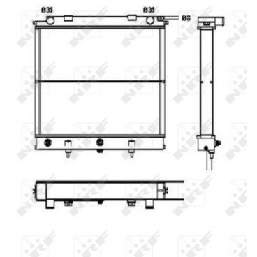 Radiator racire cu apa