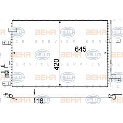 Radiator aer conditionat