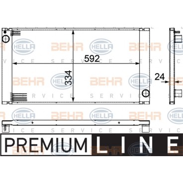 Radiator racire cu apa