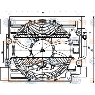 Ventilator radiator