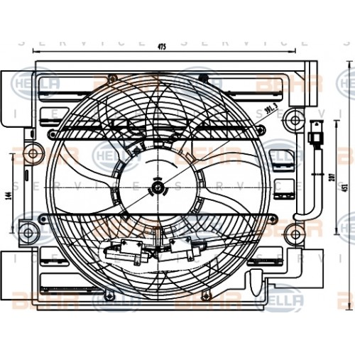 Ventilator radiator