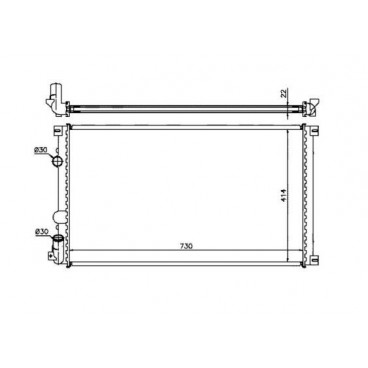 Radiator racire cu apa
