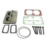 Compressor head intermediate plate