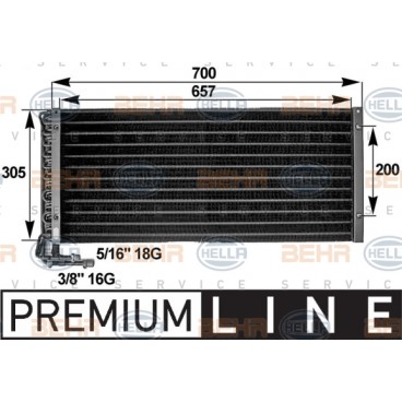 Radiator aer conditionat