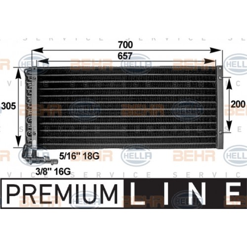 Radiator aer conditionat
