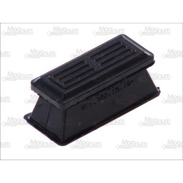 Leaf spring rubber cushion