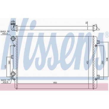 Radiator racire cu apa