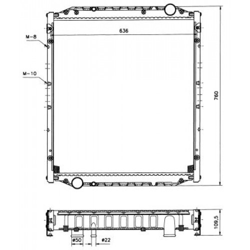 Radiator racire cu apa