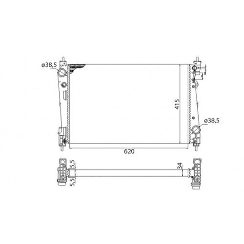 Radiator racire cu apa