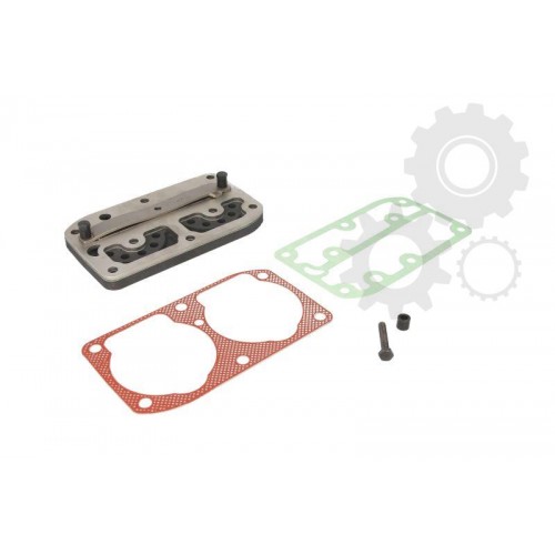 Compressor head intermediate plate