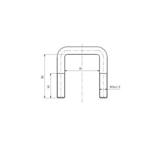 Leaf spring shackle