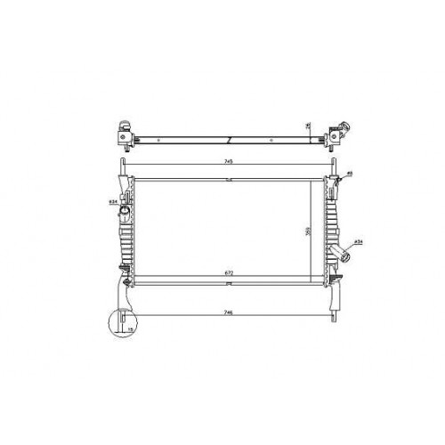 Radiator racire cu apa