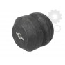 Leaf spring rubber cushion