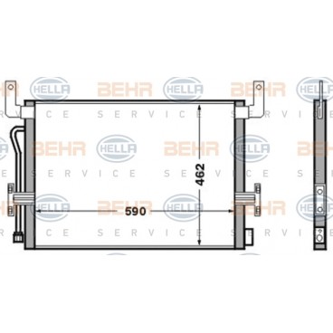 Radiator aer conditionat