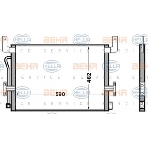 Radiator aer conditionat