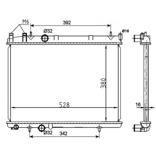 Radiator racire cu apa
