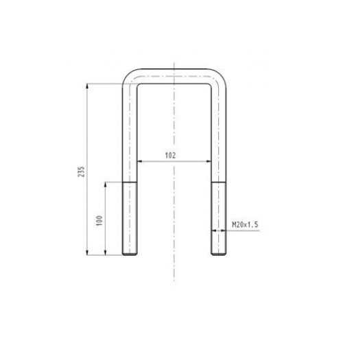 Leaf spring shackle