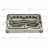 Compressor head intermediate plate