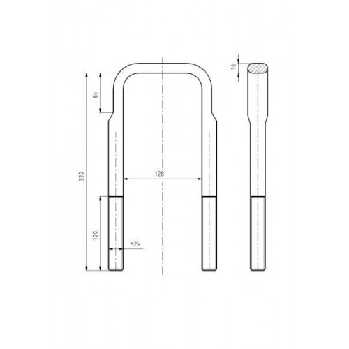 Leaf spring shackle