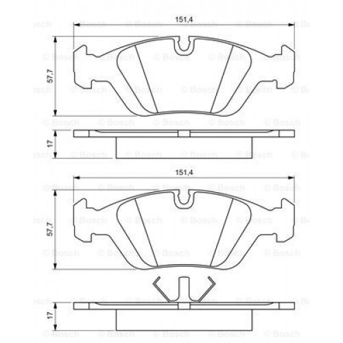 Set placute frana