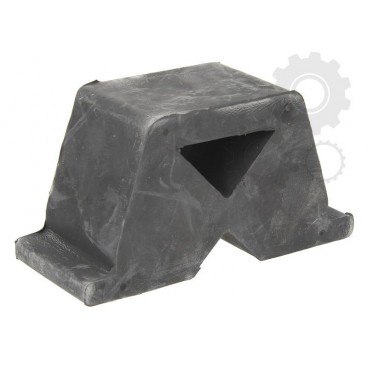 Leaf spring rubber cushion